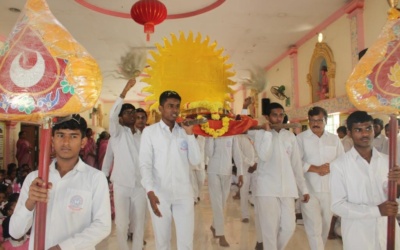 ARRIVAL OF SWAMI’S DIVINE ROBE